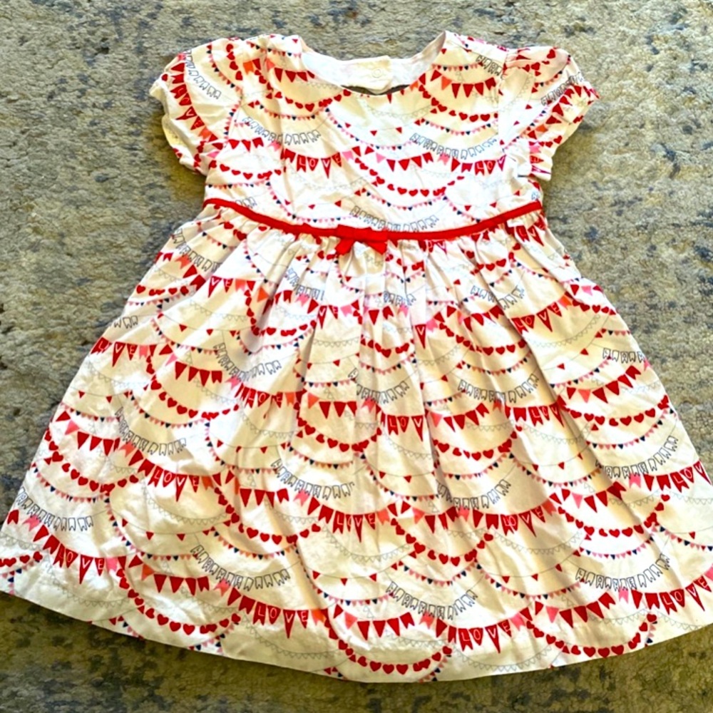 Gymboree Heart Love Valentines Day Dress - 18-24 Months